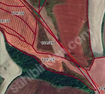 Kızılcaali havaalanı yolu üzerinde arsalar